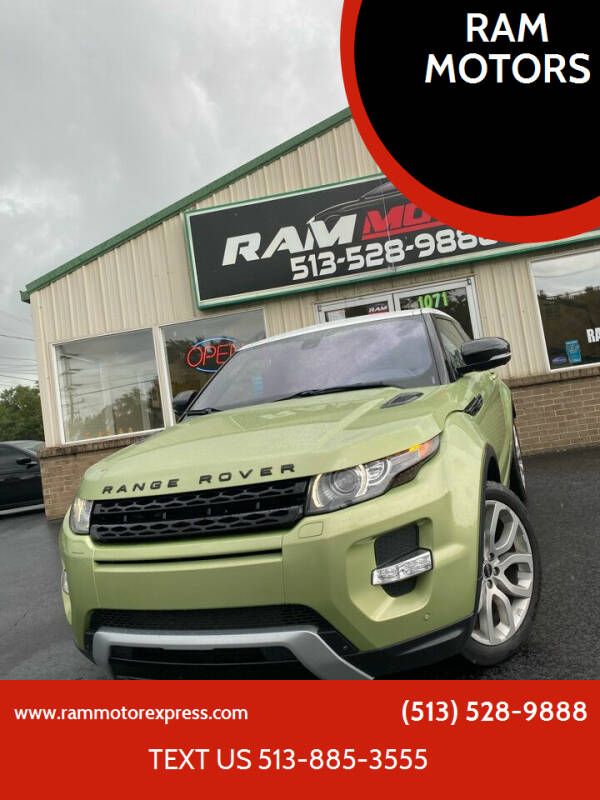 2012 Land Rover Range Rover Evoque Coupe for sale at RAM MOTORS in Cincinnati OH