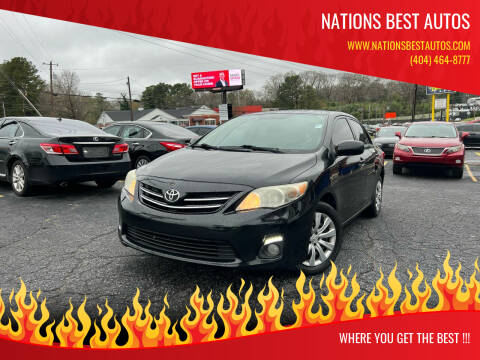 2013 Toyota Corolla for sale at Nations Best Autos in Decatur GA