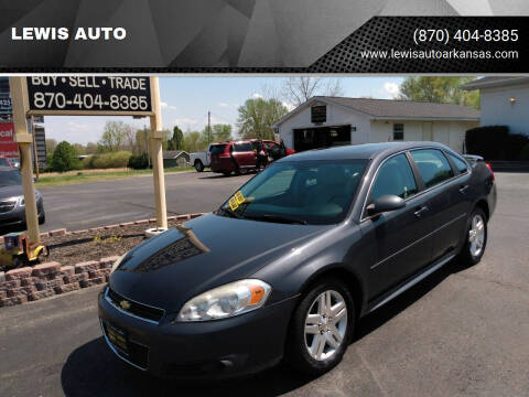 2010 Chevrolet Impala for sale at LEWIS AUTO in Mountain Home AR