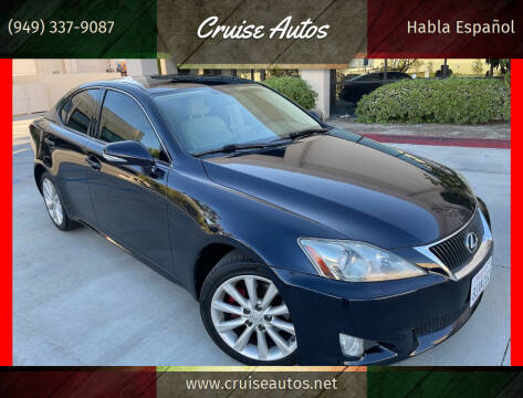 2010 Lexus IS 250 for sale at Cruise Autos in Corona CA