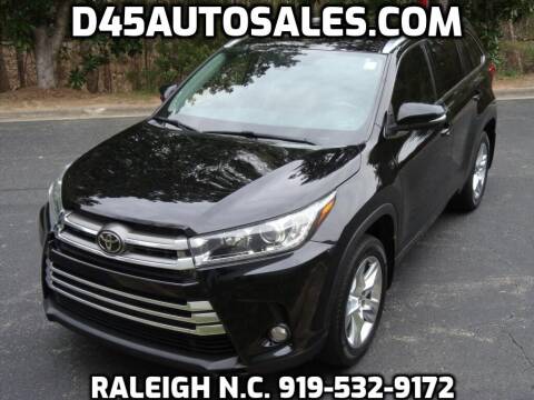 2018 Toyota Highlander for sale at D45 Auto Brokers in Raleigh NC