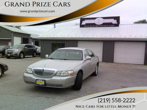 2011 Lincoln Town Car for sale at Grand Prize Cars in Cedar Lake IN