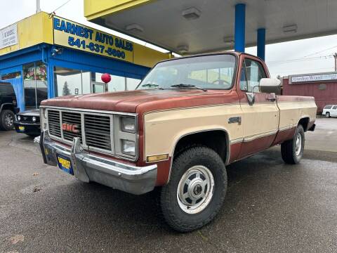 1987 GMC C/K 2500 Series for sale at Earnest Auto Sales in Roseburg OR