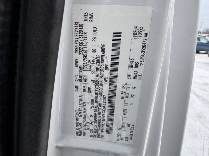 2012 Ford E-Series E-150 XLT