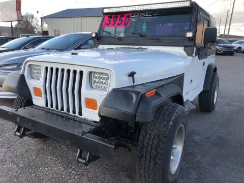 1991 Jeep Wrangler for sale at BELOW BOOK AUTO SALES in Idaho Falls ID