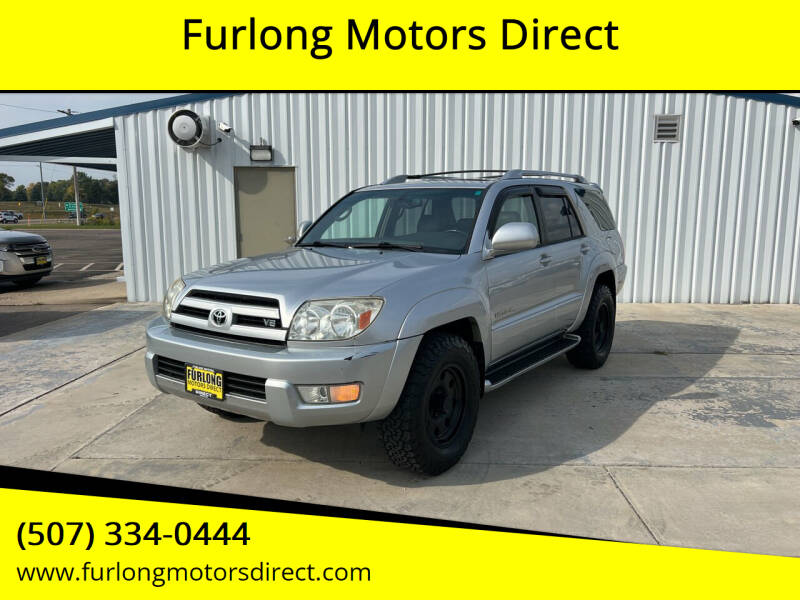 2004 Toyota 4Runner for sale at Furlong Motors Direct in Faribault MN