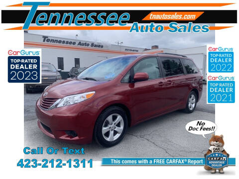 2017 Toyota Sienna for sale at Tennessee Auto Sales in Elizabethton TN