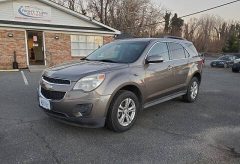 2011 Chevrolet Equinox for sale at Right Turn Motors in Mechanicsville MD