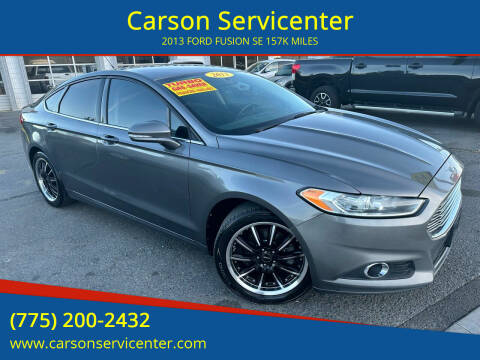 2013 Ford Fusion for sale at Carson Servicenter in Carson City NV