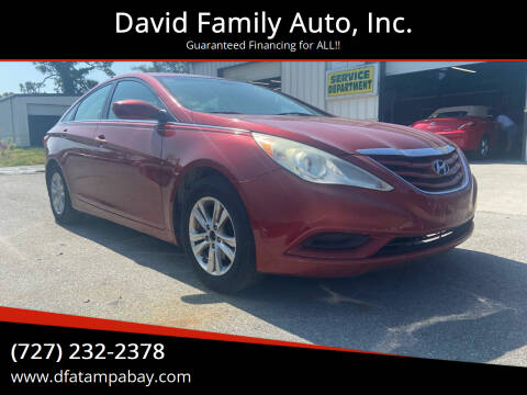 2011 Hyundai Sonata for sale at David Family Auto, Inc. in New Port Richey FL