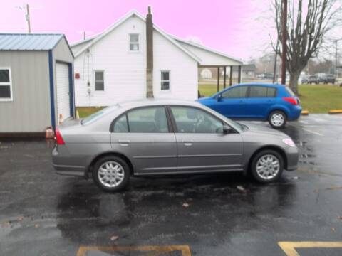 2004 Honda Civic for sale at R V Used Cars LLC in Georgetown OH