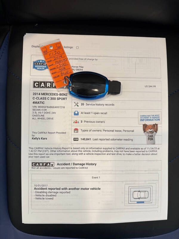 2014 Mercedes-Benz C-Class C 300 Sport 4MATIC