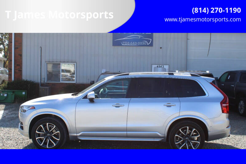 2018 Volvo XC90 for sale at T James Motorsports in Gibsonia PA