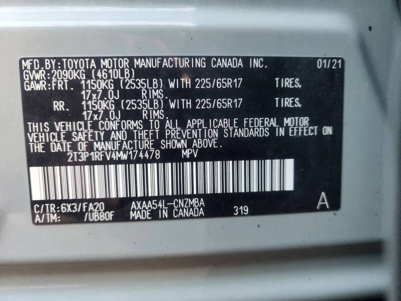 2021 Toyota RAV4 XLE