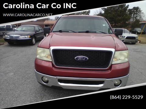 2007 Ford F-150 for sale at Carolina Car Co INC in Greenwood SC