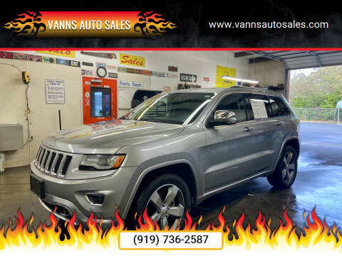 2016 Jeep Grand Cherokee for sale at Vanns Auto Sales in Goldsboro NC
