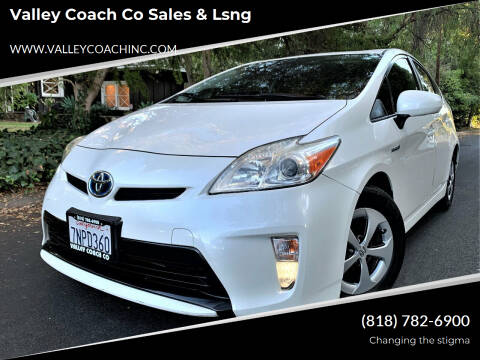 2013 Toyota Prius for sale at Valley Coach Co Sales & Lsng in Van Nuys CA