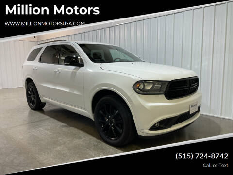 2018 Dodge Durango for sale at Million Motors in Adel IA