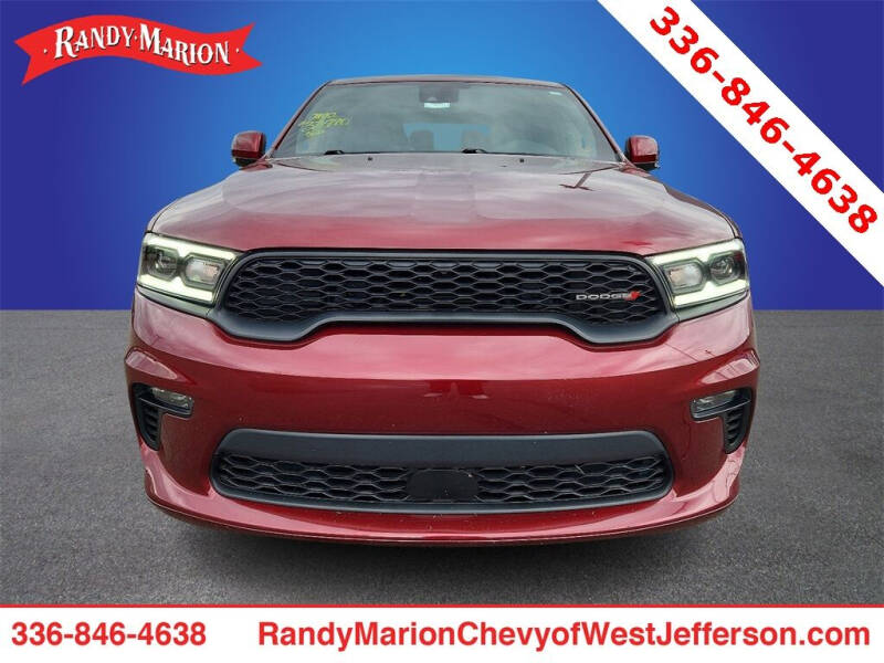 Used 2022 Dodge Durango GT Plus with VIN 1C4RDJDG0NC132755 for sale in West Jefferson, NC