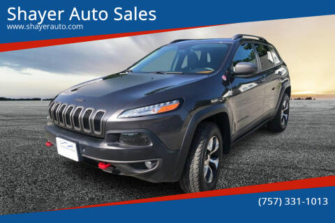 2016 Jeep Cherokee for sale at Shayer Auto Sales in Cape Charles VA