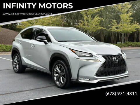 2016 Lexus NX 200t for sale at INFINITY MOTORS in Gainesville GA