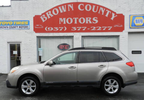 2014 Subaru Outback for sale at Brown County Motors in Russellville OH