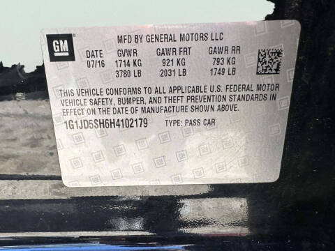 2017 Chevrolet Sonic LT Auto