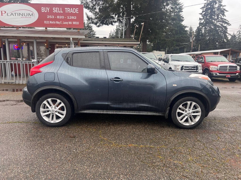 2011 Nissan JUKE for sale at PLATINUM AUTO SALES INC in Lacey, WA