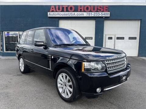 2012 Land Rover Range Rover for sale at Auto House USA in Saugus MA