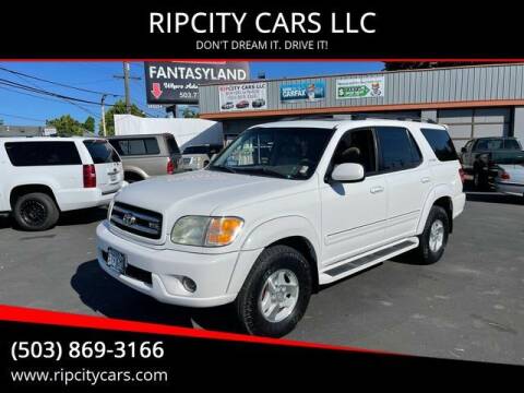 2002 Toyota Sequoia for sale at RIPCITY CARS LLC in Portland OR