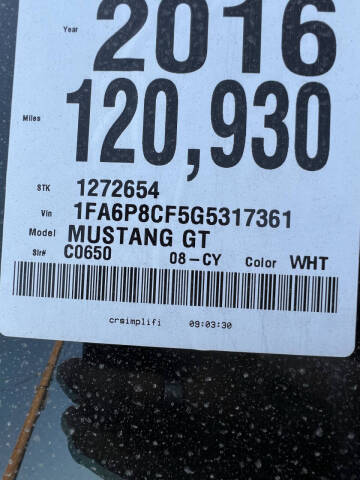 2016 Ford Mustang GT Premium
