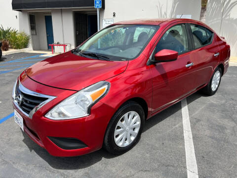 2016 Nissan Versa for sale at MANGIONE MOTORS ORANGE COUNTY in Costa Mesa CA