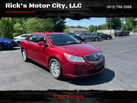 2013 Buick LaCrosse for sale at Rick's Motor City, LLC in Springfield MA