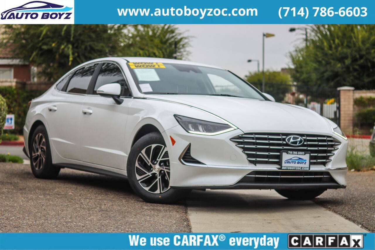 2021 Hyundai SONATA Hybrid for sale at Auto Boyz in Garden Grove, CA