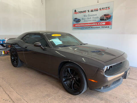 2016 Dodge Challenger for sale at Antonio's Auto Sales - Antonio`s  3001 in Pasadena TX