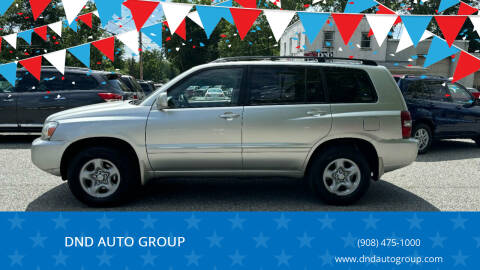 2006 Toyota Highlander for sale at DND AUTO GROUP in Belvidere NJ