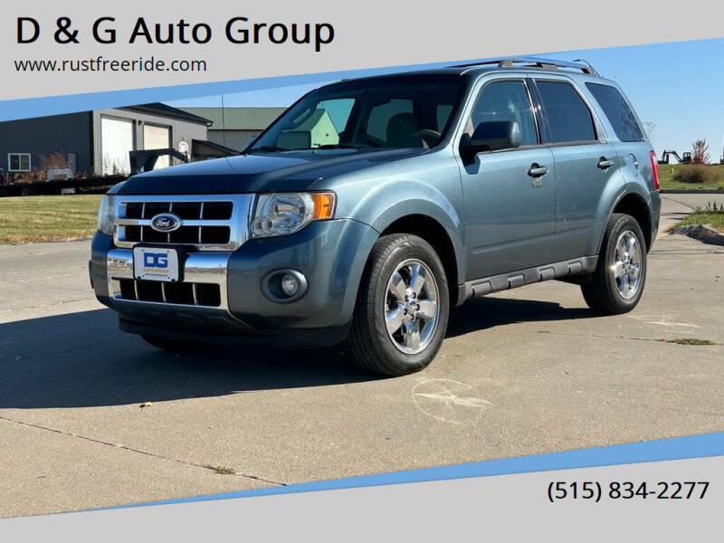 2012 Ford Escape for sale at D & G Auto Group in De Soto IA