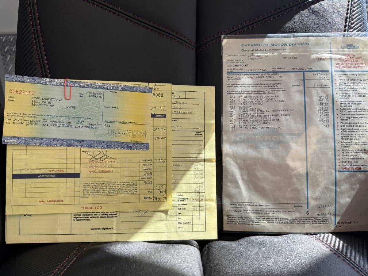 1973 Chevrolet Camaro 81