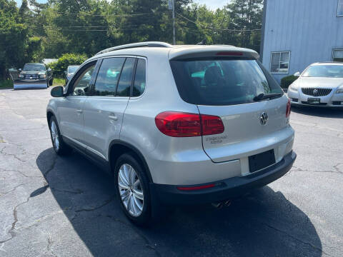 2014 Volkswagen Tiguan for sale at Tri Town Motors in Marion MA