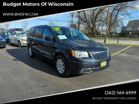 2013 Chrysler Town and Country for sale at Budget Motors of Wisconsin in Racine WI