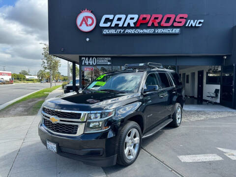 2015 Chevrolet Tahoe for sale at AD CarPros, Inc. in Downey CA