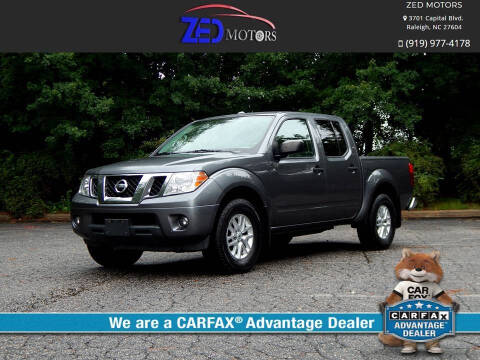 2016 Nissan Frontier for sale at Zed Motors in Raleigh NC