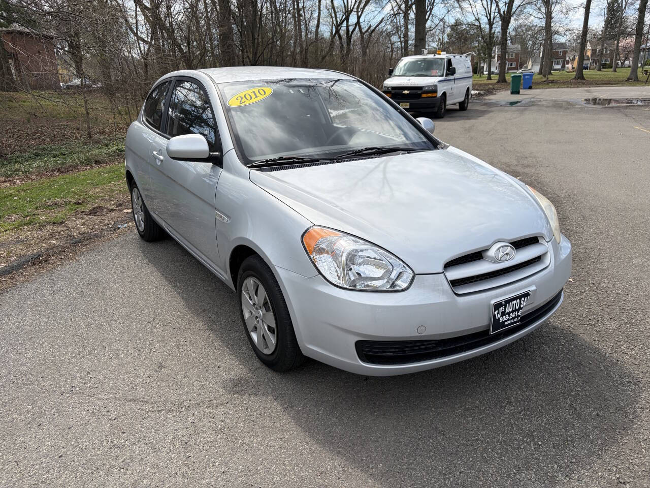 Silver 2010 Hyundai ACCENT GS GS 2dr Hatchback 1