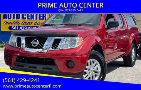 2015 Nissan Frontier for sale at PRIME AUTO CENTER in Palm Springs FL