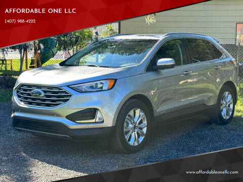 2020 Ford Edge for sale at AFFORDABLE ONE LLC in Orlando FL