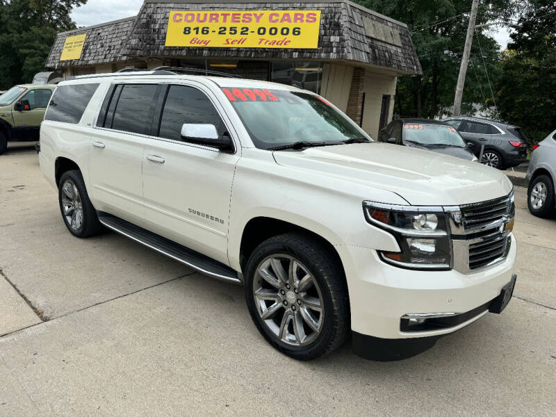2015 Chevrolet Suburban for sale at Courtesy Cars in Independence MO