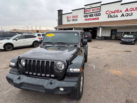 2019 Jeep Wrangler Unlimited for sale at Import Motors in Bethany OK