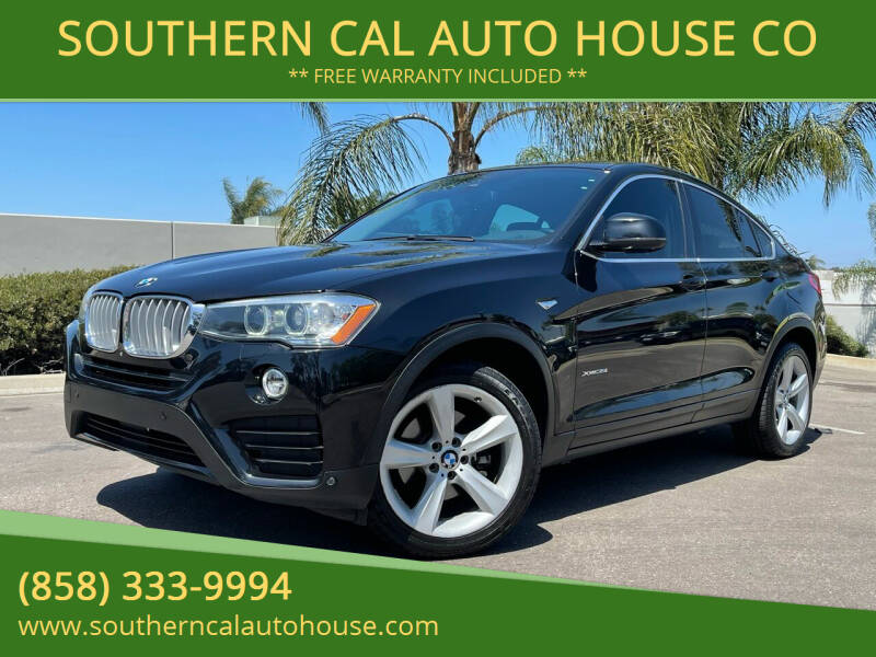 2016 BMW X4 for sale at SOUTHERN CAL AUTO HOUSE in San Diego CA