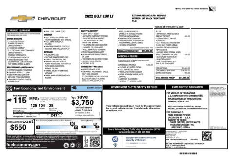 2022 Chevrolet Bolt EUV LT