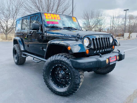 2013 Jeep Wrangler Unlimited for sale at Bargain Auto Sales LLC in Garden City ID